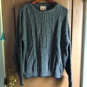Grey knit sweater
